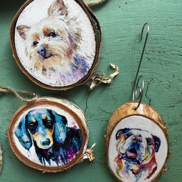 Dog ornaments, dachshund, shorthair pointer, GSP ornament, German shorthair poin - Picture 3 of 3